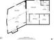 Floorplan showcasing layout of floor one with kitchen, bedrooms, laundry, and bath at 1109 Hemlock Dr, Shelby, NC 28150