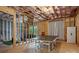 Unfinished basement with exposed ceiling, ready to be transformed into your dream recreational or storage space at 121 Kelly Point Ln, Mooresville, NC 28117