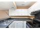 Kitchen features stainless steel sink and white cabinets at 2324 Brookview Ct, Rock Hill, SC 29732