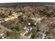 Wide aerial view of the property and neighborhood, showing the house's location at 2626 Palm Ave, Charlotte, NC 28205