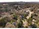 Drone view showing the surrounding neighborhood and its proximity to Shamrock Park and Uptown Charlotte at 2626 Palm Ave, Charlotte, NC 28205