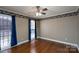 Cozy bedroom with hardwood floors and ample natural light from two windows at 280 Bonaventure Dr, Salisbury, NC 28147