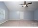 Spacious bedroom with a ceiling fan, plush carpeting and natural light at 280 Bonaventure Dr, Salisbury, NC 28147