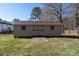 Backyard shed with a metal roof at 280 Bonaventure Dr, Salisbury, NC 28147