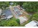 Aerial view of property highlighting house, garage, and outdoor space from above at 2909 Glendale Ave, Kannapolis, NC 28081