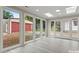 Bright sunroom with skylights and sliding doors to the backyard at 2909 Glendale Ave, Kannapolis, NC 28081