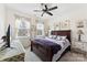 Bedroom with a ceiling fan, two windows and great natural light at 2929 Shumard Dr, Gastonia, NC 28054