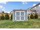 Well-maintained backyard shed provides extra storage at 2929 Shumard Dr, Gastonia, NC 28054