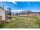 Large fenced backyard providing privacy and ample space for outdoor activities at 4226 Cornelia Ln, Rock Hill, SC 29732