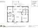 Detailed floorplan of the home, showcasing layout of kitchen, living room, bedrooms, and outdoor screened porch and deck at 4226 Cornelia Ln, Rock Hill, SC 29732