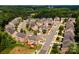 Neighborhood aerial view showcases well-maintained homes and lush greenery at 10836 Clark St, Davidson, NC 28036