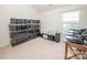 Unfinished room with shelving and ample storage options at 10836 Clark St, Davidson, NC 28036