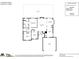 Floor plan layout of the home with room dimensions and total heated living area at 11000 White Stag Dr, Charlotte, NC 28269