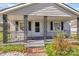 Charming front porch with decorative columns, enhancing the curb appeal of this lovely home at 133 Sutton S Rd, Fort Mill, SC 29708