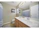 This bathroom features a double sink vanity, a framed mirror and a shower and tub combo at 1559 Maypine Commons Way, Rock Hill, SC 29732