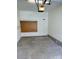 A clean, empty garage offers ample storage or parking with pegboard wall at 1629 Backcreek Ln, Gastonia, NC 28054