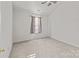 Bedroom with window, neutral carpet, and a ceiling fan at 2592 Brackley Nw Pl, Concord, NC 28027