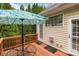 Cozy outdoor deck area perfect for relaxation, complete with railings and shade at 2592 Brackley Nw Pl, Concord, NC 28027