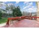 This deck is perfect for entertaining at 3101 Colvard Park Way, Charlotte, NC 28269