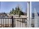 Inviting patio with modern furniture and outdoor seating amidst lush green landscaping and a clear sky at 3630 N Davidson St, Charlotte, NC 28205