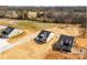 Aerial view of new homes in a beautiful community surrounded by trees and lush green spaces at 4055 Miller Rd, Salisbury, NC 28147