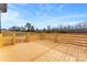 New wood deck overlooking large back yard with a picturesque rural view, ready for entertaining at 4055 Miller Rd, Salisbury, NC 28147