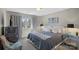 Cozy bedroom with a large bed, modern decor, and a view from the window at 420 Medearis Dr, Charlotte, NC 28211