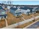 Aerial view of a residential neighborhood featuring well-maintained homes and manicured lawns at 514 Nixon Rd, Belmont, NC 28012