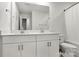 Bright bathroom features double sinks, modern fixtures, and wood look flooring, designed for convenience and efficiency at 514 Nixon Rd, Belmont, NC 28012