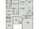 Detailed floor plan including dimensions of rooms at 6347 Honor Ave, Midland, NC 28107