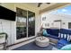 Covered patio with outdoor furniture and a TV at 7200 Irongate Dr, Lancaster, SC 29720