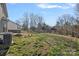 Expansive backyard with a wooden fence and mature trees, offering privacy and room to roam at 1009 Rocky Meadows Ln, Concord, NC 28025