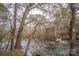 Scenic water view with trees and stone ruin, offering a peaceful natural setting at 1009 Rocky Meadows Ln, Concord, NC 28025