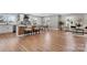 Open floor plan featuring a modern kitchen, stainless steel appliances, and eat in dining that's great for entertaining at 1206 9Th Nw St, Hickory, NC 28601