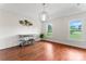 Spacious bonus room with wood floors, natural light, and views of the outdoors at 1226 Flint Ct, Matthews, NC 28104