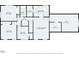 Upstairs floor plan showing multiple bedrooms, bathrooms, and large room with walk-in closet at 1226 Flint Ct, Matthews, NC 28104