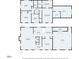 Floor plans showing the layout of both floors of the house with dimensions at 1226 Flint Ct, Matthews, NC 28104