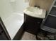 The RV bathroom features a toilet, vanity, and shower at 131 Twin Bluff Trl # 40, Mount Gilead, NC 27306