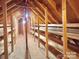 Unfinished attic that can be used for storage at 2025 Sojourn Rd, Marshville, NC 28103