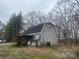 Side view of barn with wooded views at 2025 Sojourn Rd, Marshville, NC 28103