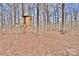 View of a hunting blind in the woods at 2025 Sojourn Rd, Marshville, NC 28103