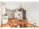 Cozy eat-in kitchen area with pendant lighting and natural light at 2320 Christensens Ct, Charlotte, NC 28270