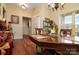 The dining room features a wooden table and chairs at 313 Garner Dr, Salisbury, NC 28146