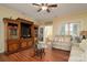 Comfortable living room with wood floors, TV, and comfortable seating at 313 Garner Dr, Salisbury, NC 28146