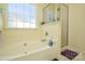 Bathroom featuring a tub, and shower with glass door at 3345 Hunting Wood Ct, Gastonia, NC 28052