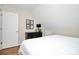 Bedroom featuring a black dresser and a sloped ceiling at 3615 Henshaw Rd, Charlotte, NC 28209