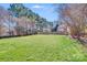 Large, level backyard is perfect for entertaining or enjoying outdoor activities at 485 Sutro Forest Nw Dr, Concord, NC 28027