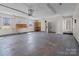 Large garage interior features built in work benches, closet and natural light at 515 Panhandle Rd, Gold Hill, NC 28071