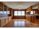 Bright dining room features hardwood flooring, built-in cabinets and ample counter space at 5830 W Nc 10 Hwy, Hickory, NC 28602