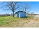 Simple metal storage shed in a backyard setting, providing additional storage and functionality at 5830 W Nc 10 Hwy, Hickory, NC 28602